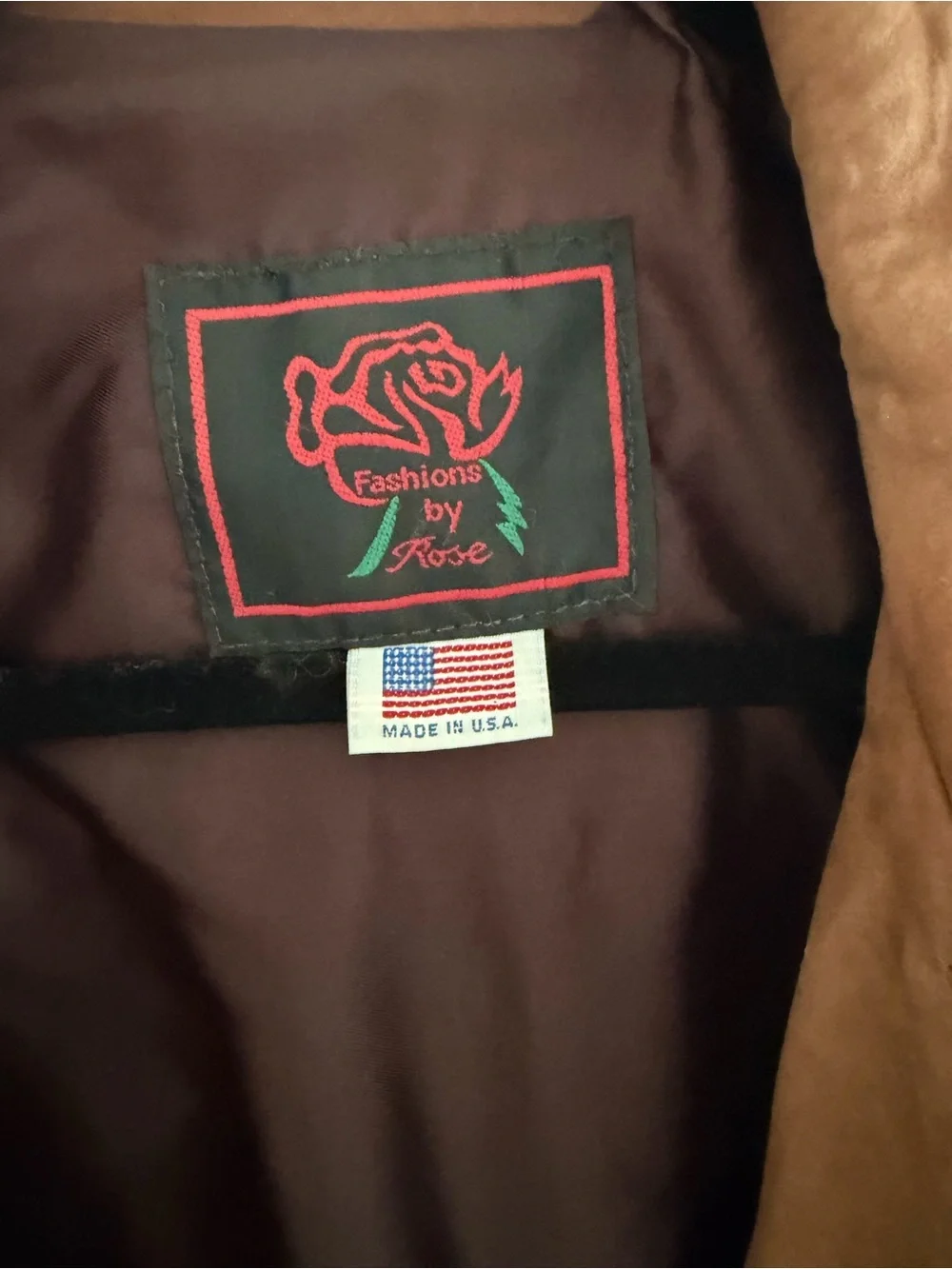 Vintage Fashions by Rose Suede Leather Jacket